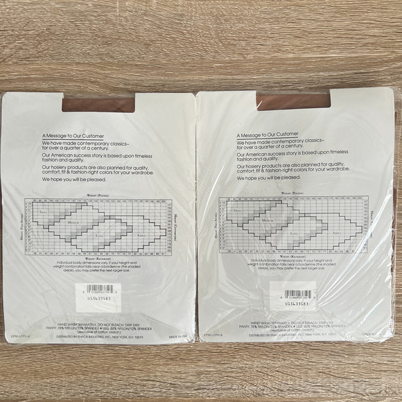 Lycra Sheer Ultra Sheer Light Control Pantyhose Hosiery Nylons Size Long NWT - Picture 3 of 3